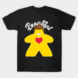 Beautiful Meeple Yellow T-Shirt